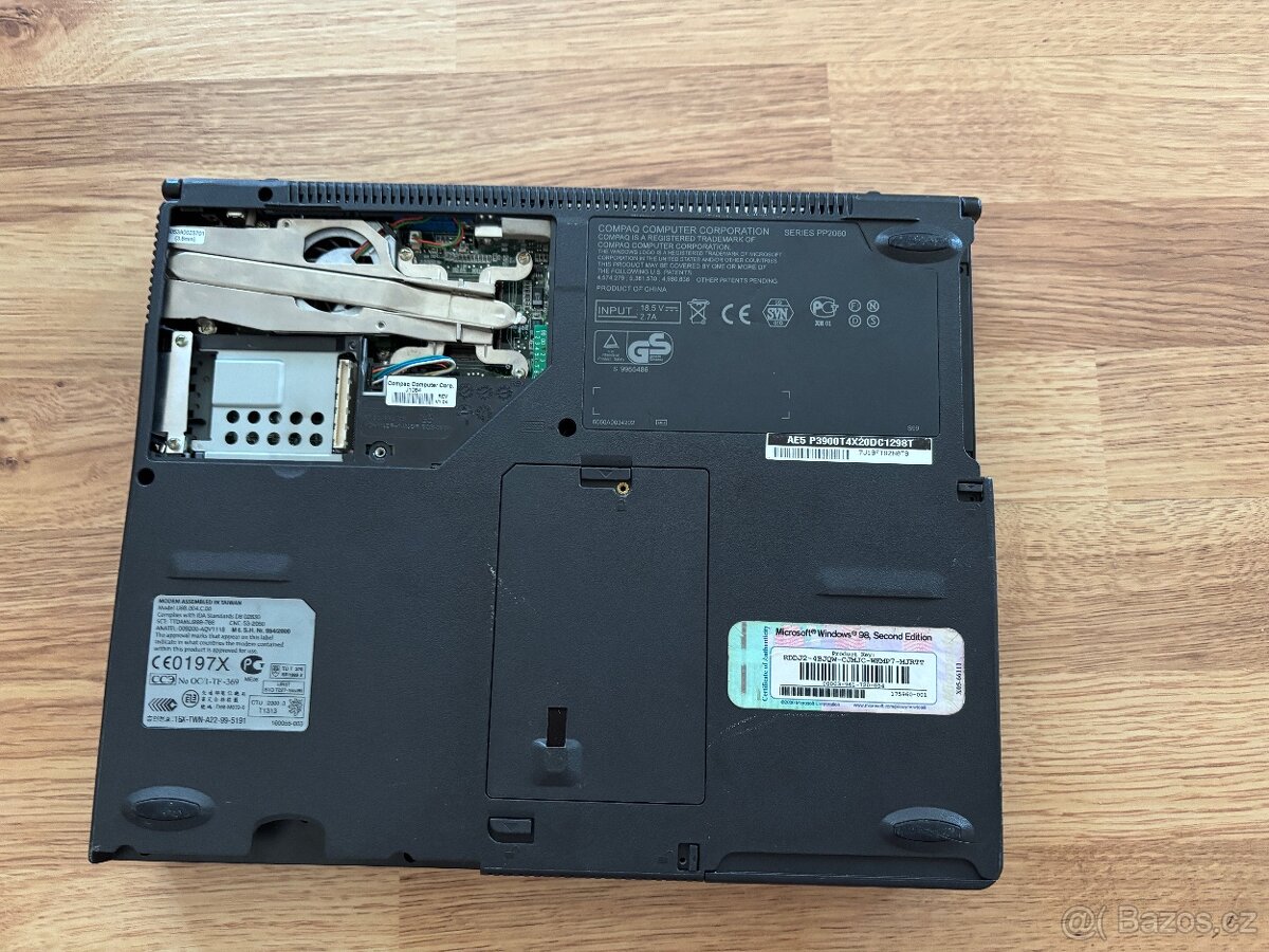 3ks notebooky Compaq (Armada E500, Presario 900 a nx5000) - 2