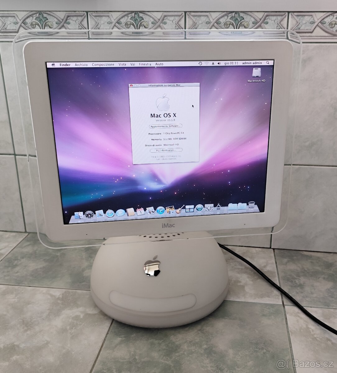 15" APPLE iMAC G4 PowerMac 6,3 (M6498) Z ROKU 2003 - 2
