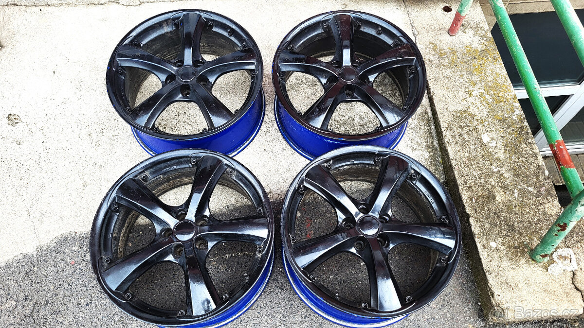 Černé ALU disky 18" 5x100 Octavia 1, Golf 4, Leon, A3 - 2