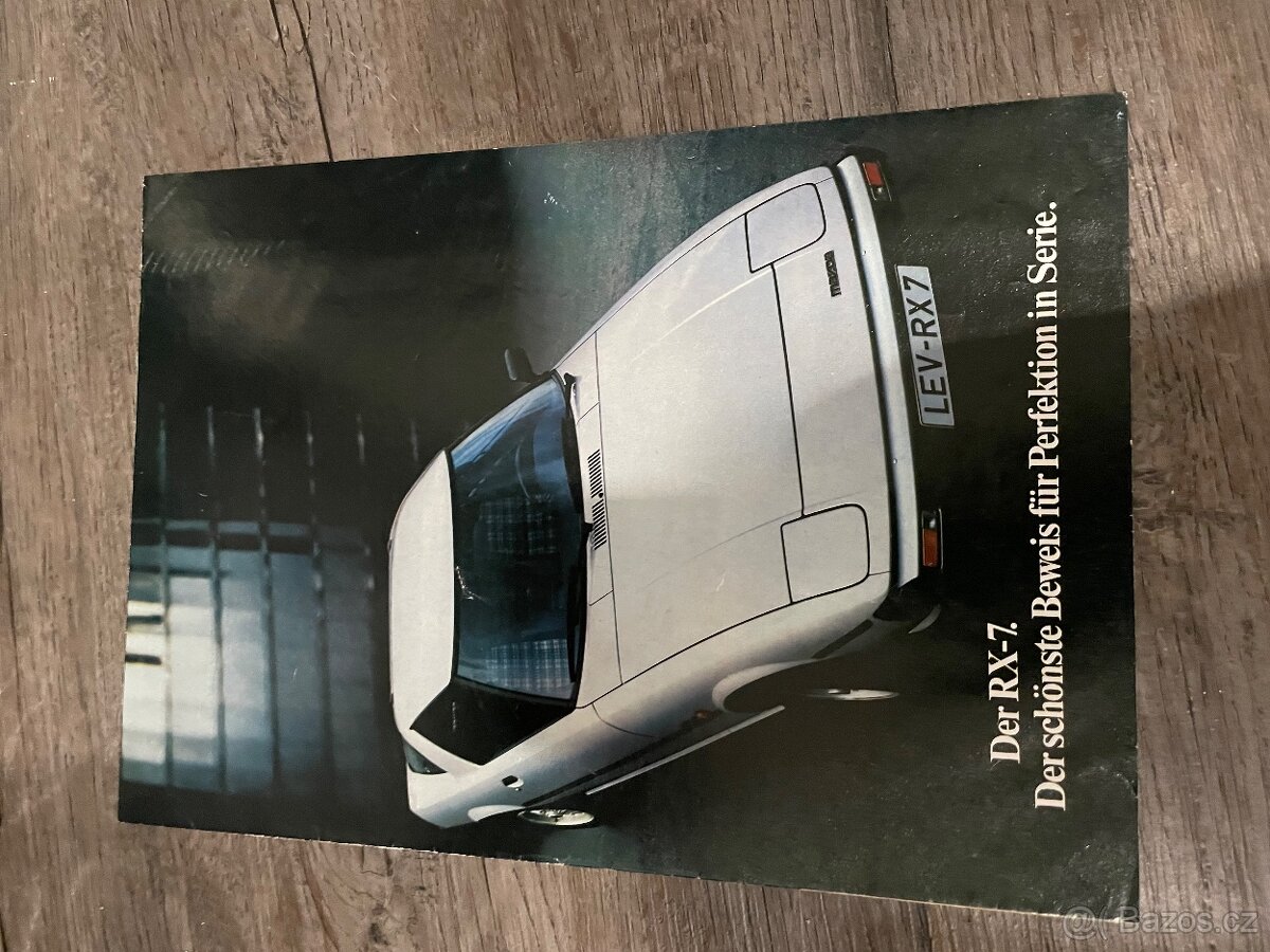 Prospekty Mazda, Opel, Volkswagen 70. - 80. léta - 2