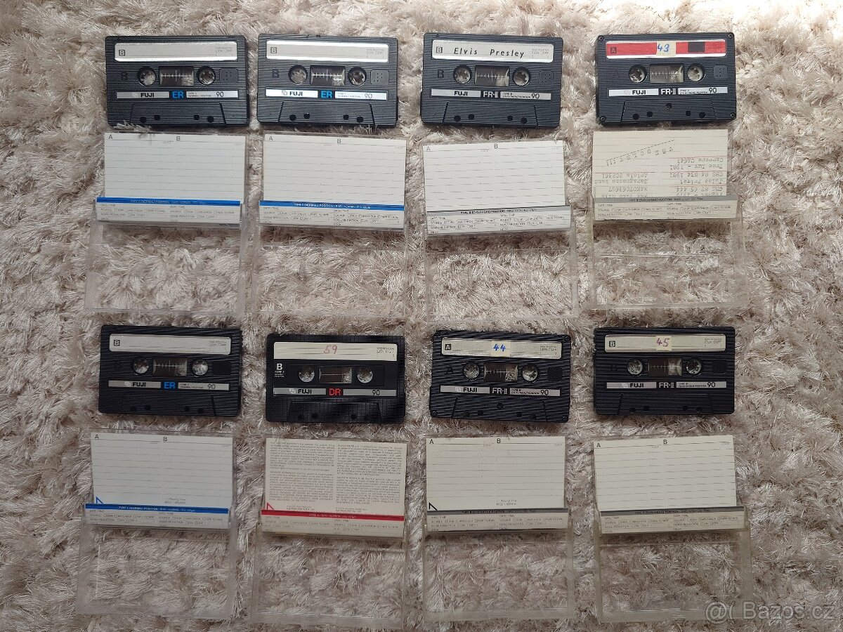 Audio kazety Fuji (FR-chrom, DR, ER-normál ) - 2