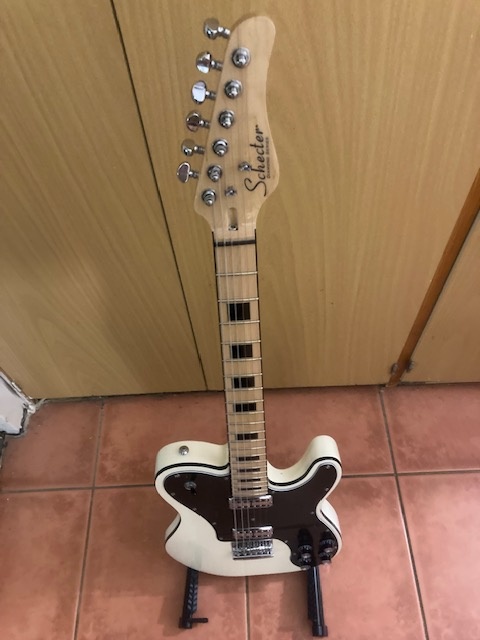 SCHECTER OLYMPIC WHITE KYTARA NOVÁ KRASAVEC - 2