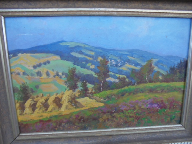 OBRAZ OLEJ NA KARTONU-JAROSLAV KASTNER - 2