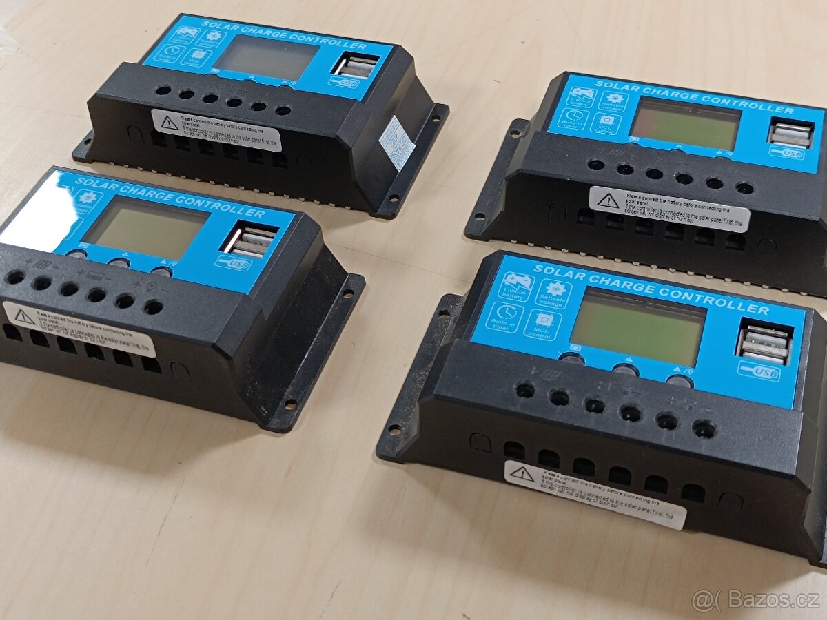 Solární regulátor PWM 12/24V nový - 2