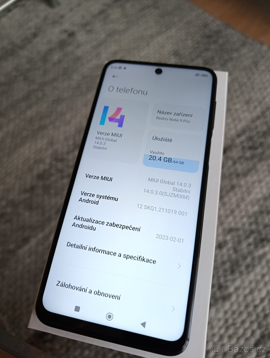 Redmi Note 9 PRO 6GB/64GB - 2