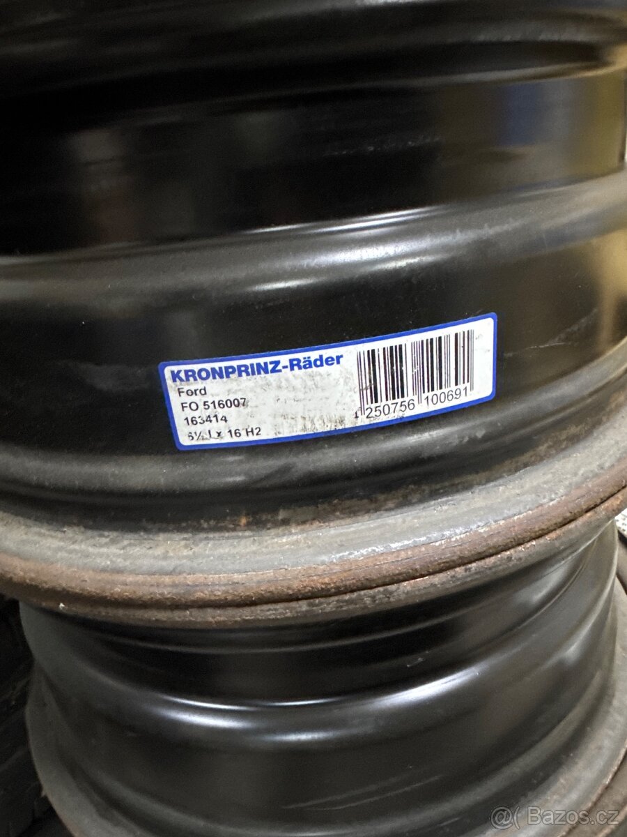Prodám sadu plechových disku 5x108 Ford - 2