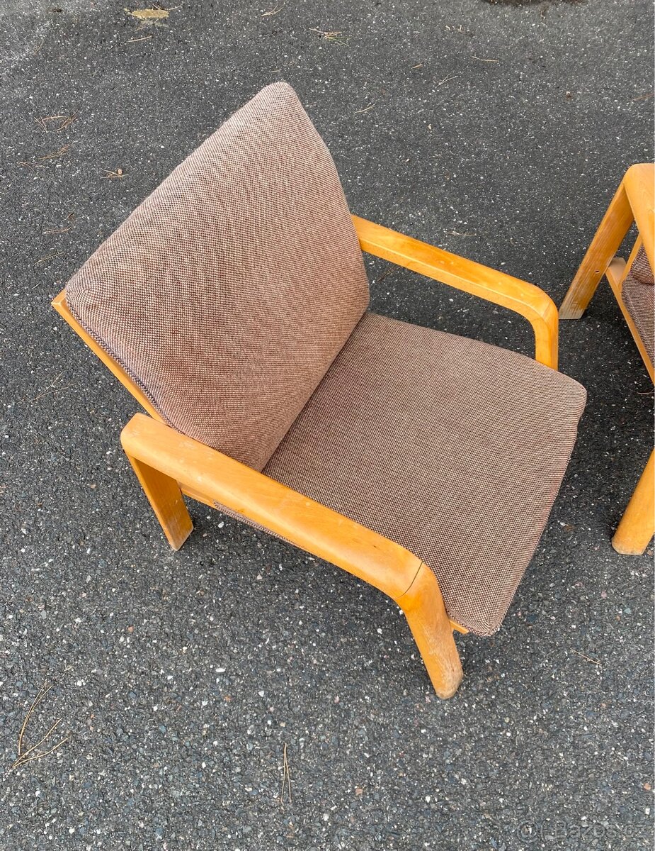 Retro křeslo design 70. léta - 2