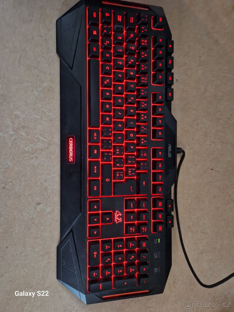 ASUS Cerberus US Layout Klávesnice 550 - 2