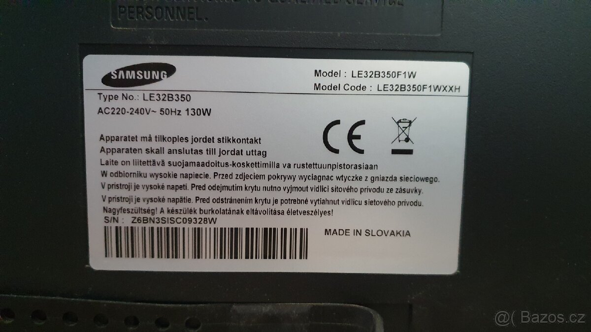 Televize Samsung LE32B350 32" - 2