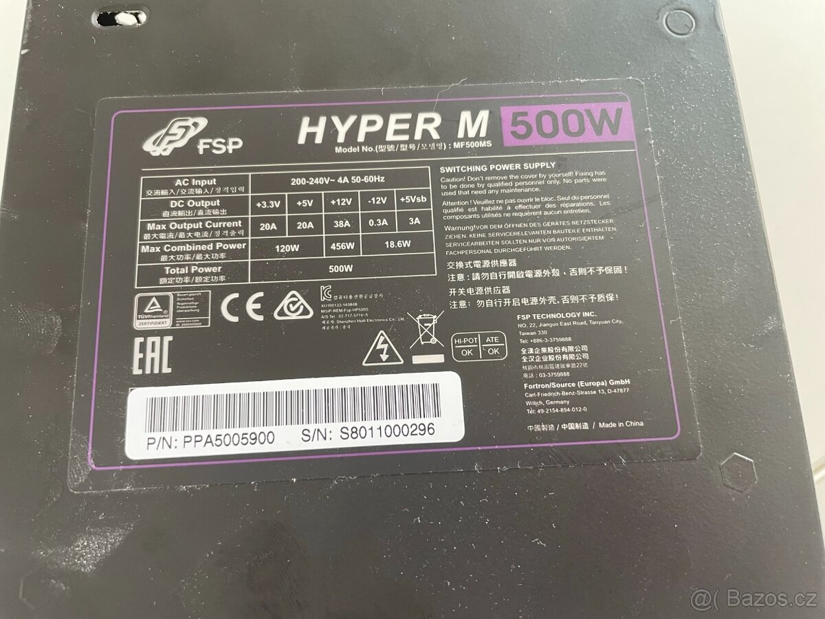 Fortron Hyper M 500W Power Supply - 2