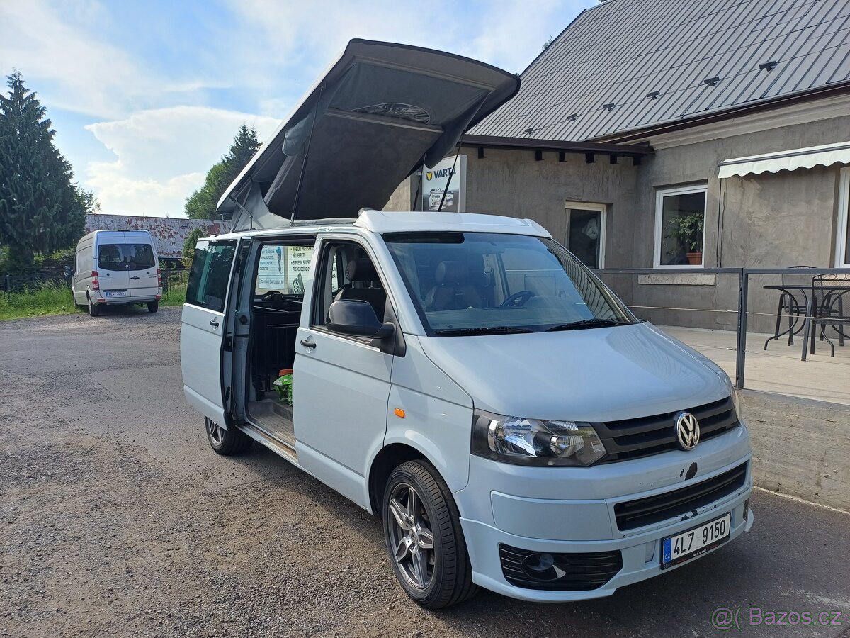 VW transporter T5 se zvedací střechou - 2