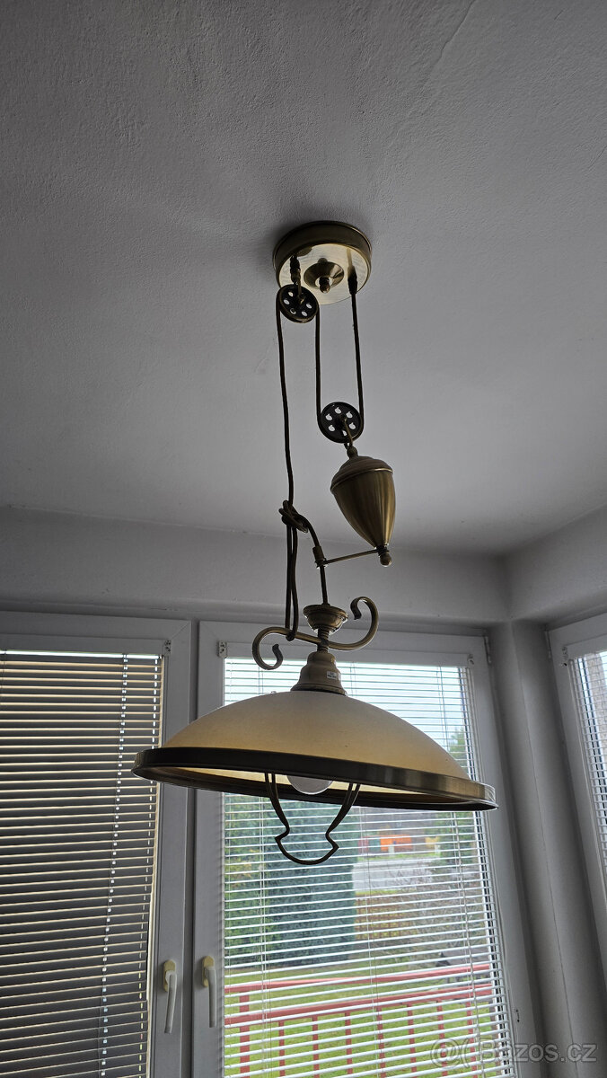 Sada rustikálních svitidel lustry mosaz svítidlo lampa lampi - 2