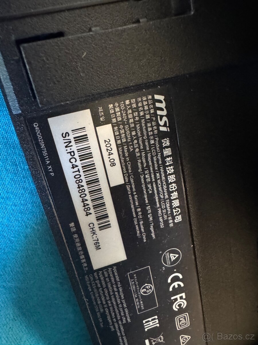 MSI PRO MP252 + držák STELL SOS 1810 – skvělý stav, půl roku - 2