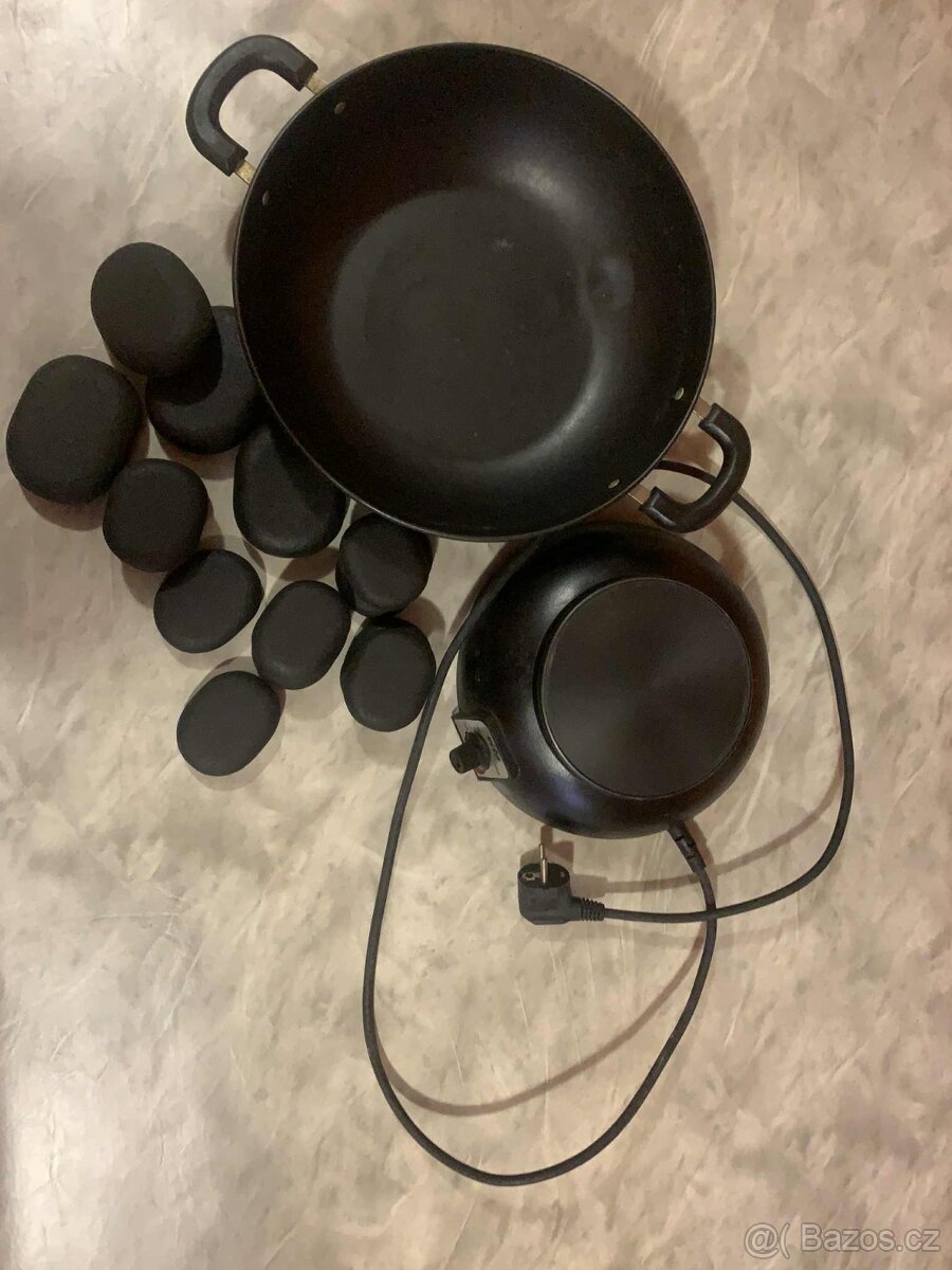 Lávové masážní kameny + elektrický ohřívač – Olomouc - 2