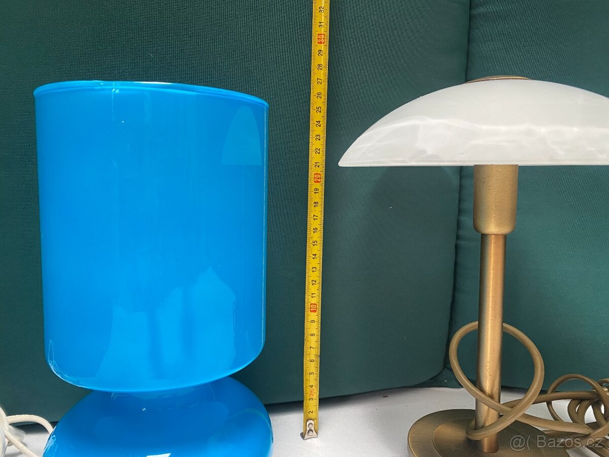 retro svítidel – sklo, mosaz, IKEA LYKTA - 2