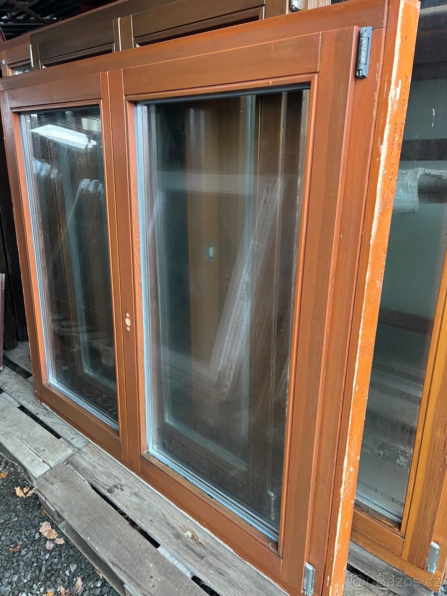 PĚKNÉ EUROOKNO DVOUKŘÍDLÉ 147x130 PLZEŇ - 2