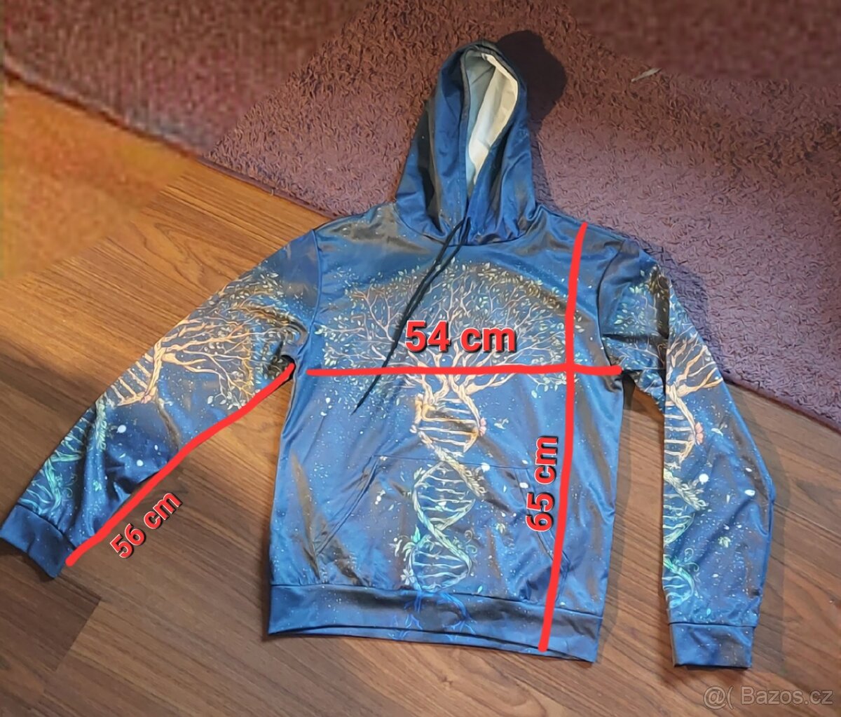Prodám Pánskou/Unisex mikinu "Strom" - 2