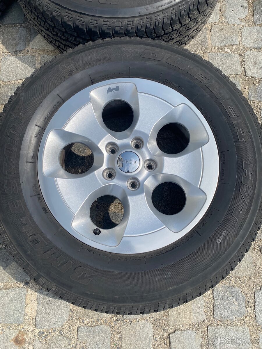 Kompletní sada alu Jeep wrangler 255/70/R18 - 2