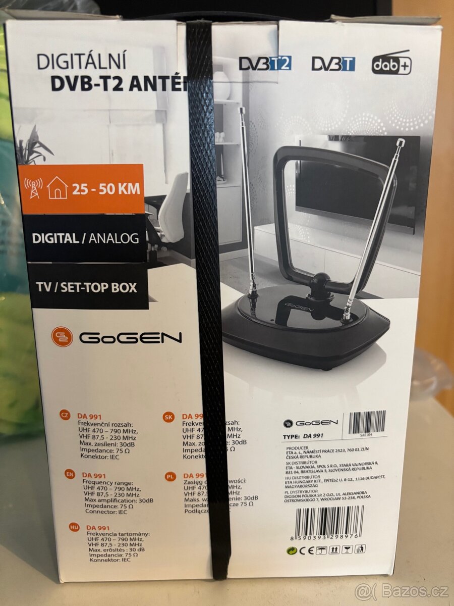 Anténa GoGen DVB T2 - 2