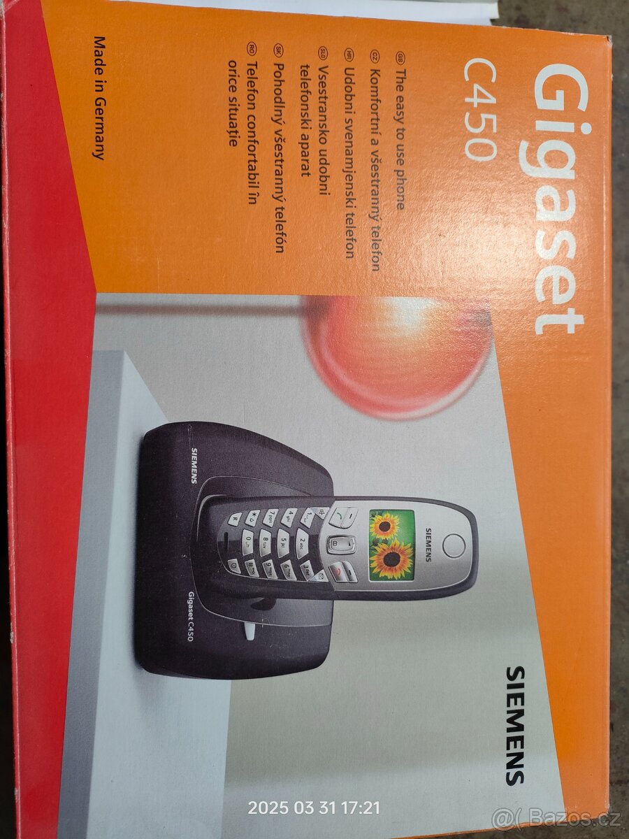 Bezdrátový telefon Siemens - 2