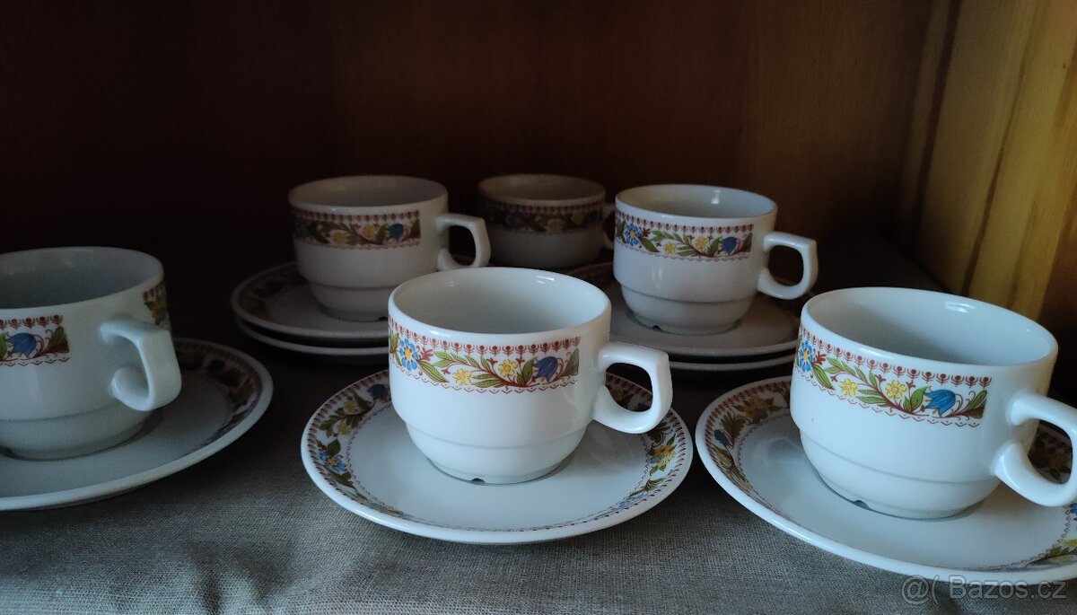 Hrnky na čaj, kafe, bylinky,šálky s podšálky - 2