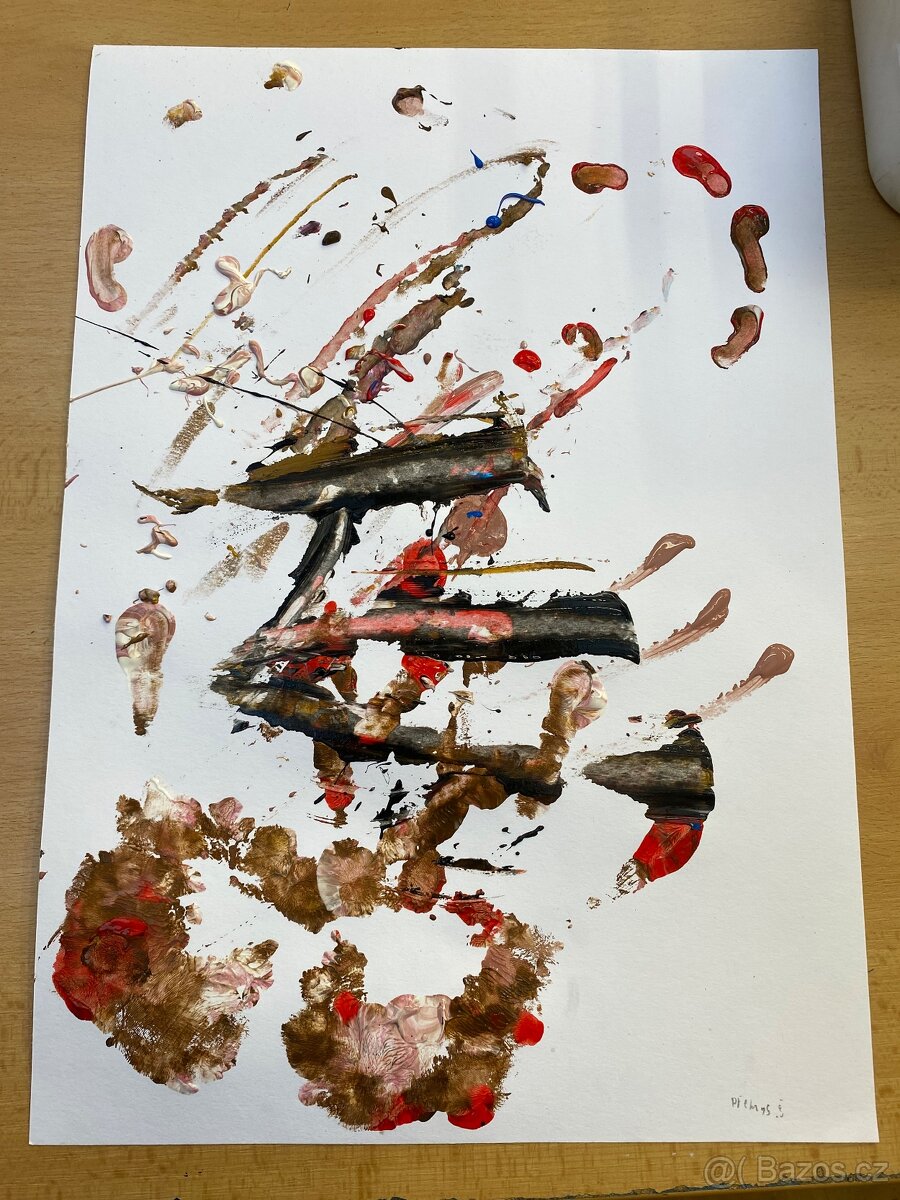 abstraktní obraz “lukostřelba” - 2