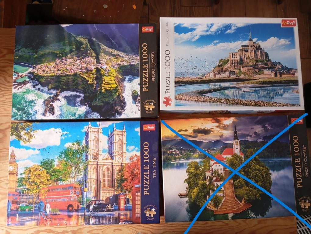 Puzzle 1000 a 1500 - 2