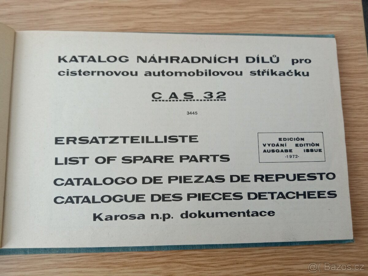Katalog dílů CAS 32 - 2