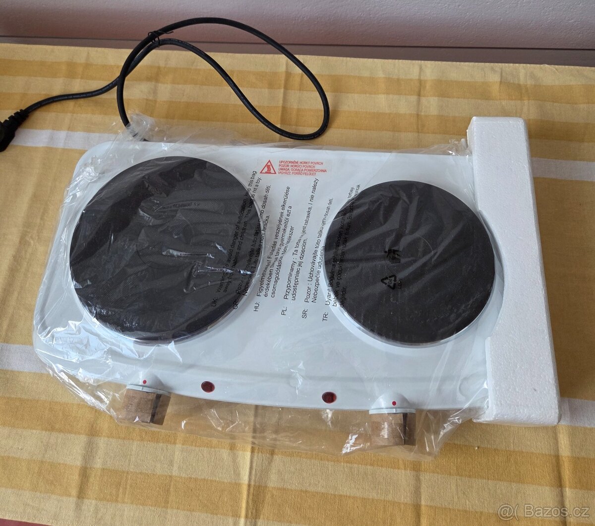 Nový dvouplotýnkový elektrický vařič - 2