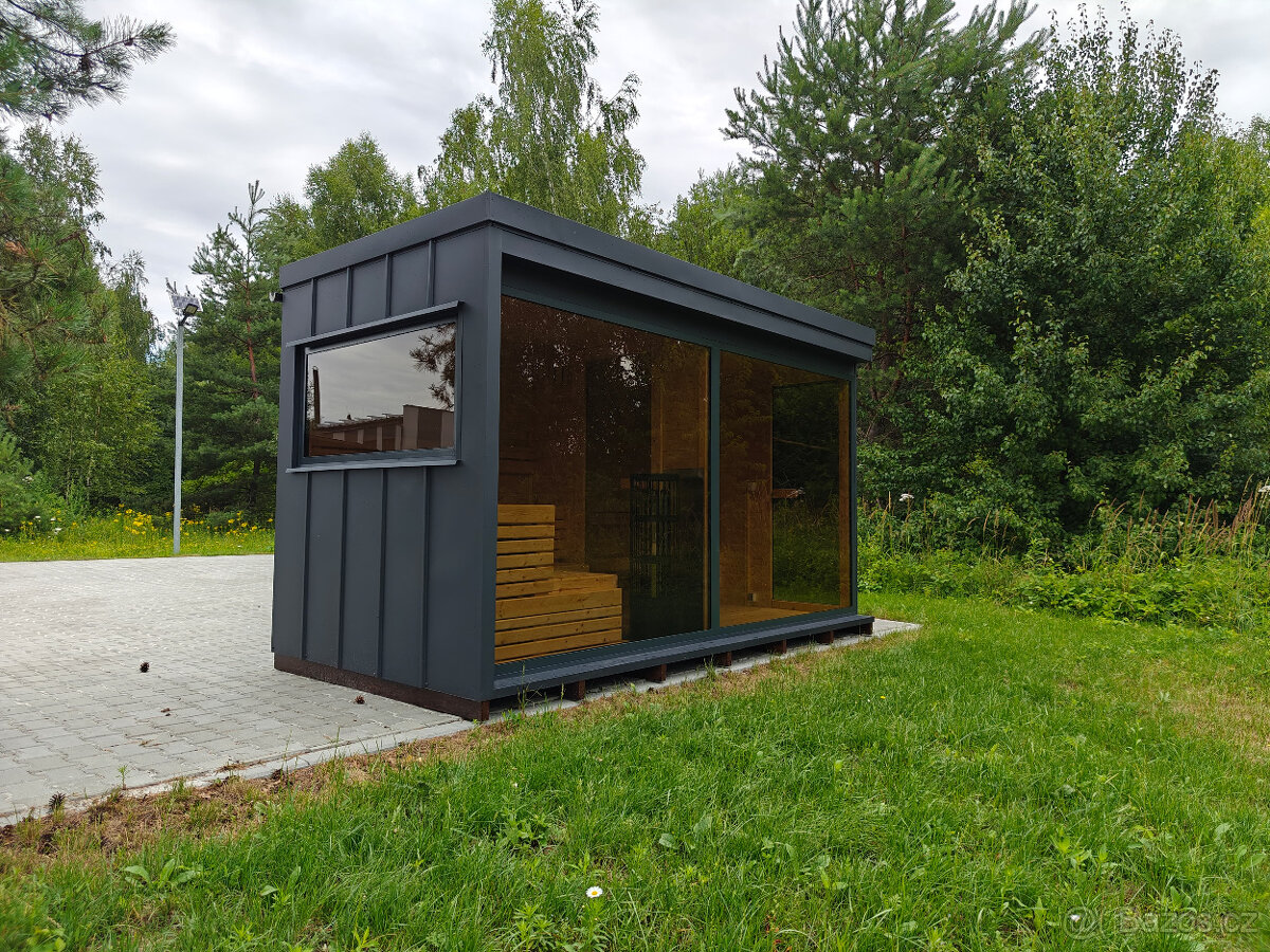 Saunový domek Diamant s odpočívárnou - 2