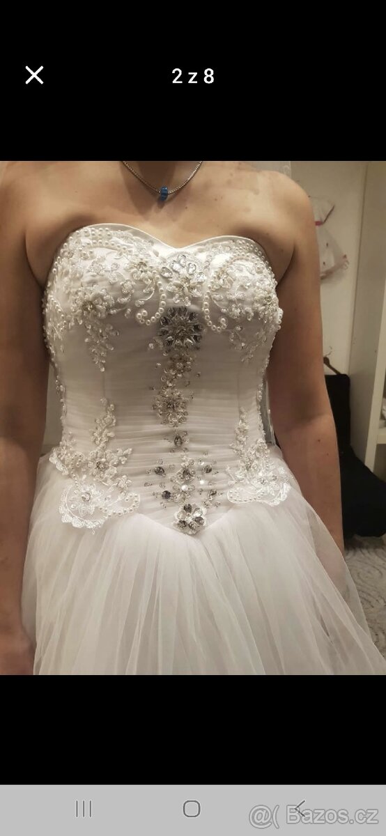 Svatební šaty 38-40 - 2