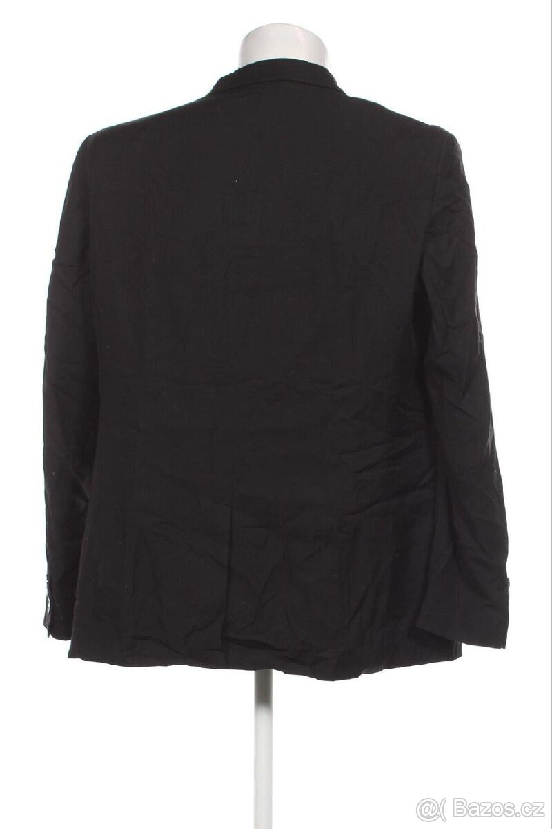 Černé pánské sako Angelo Litrico, velikost 56 - 2