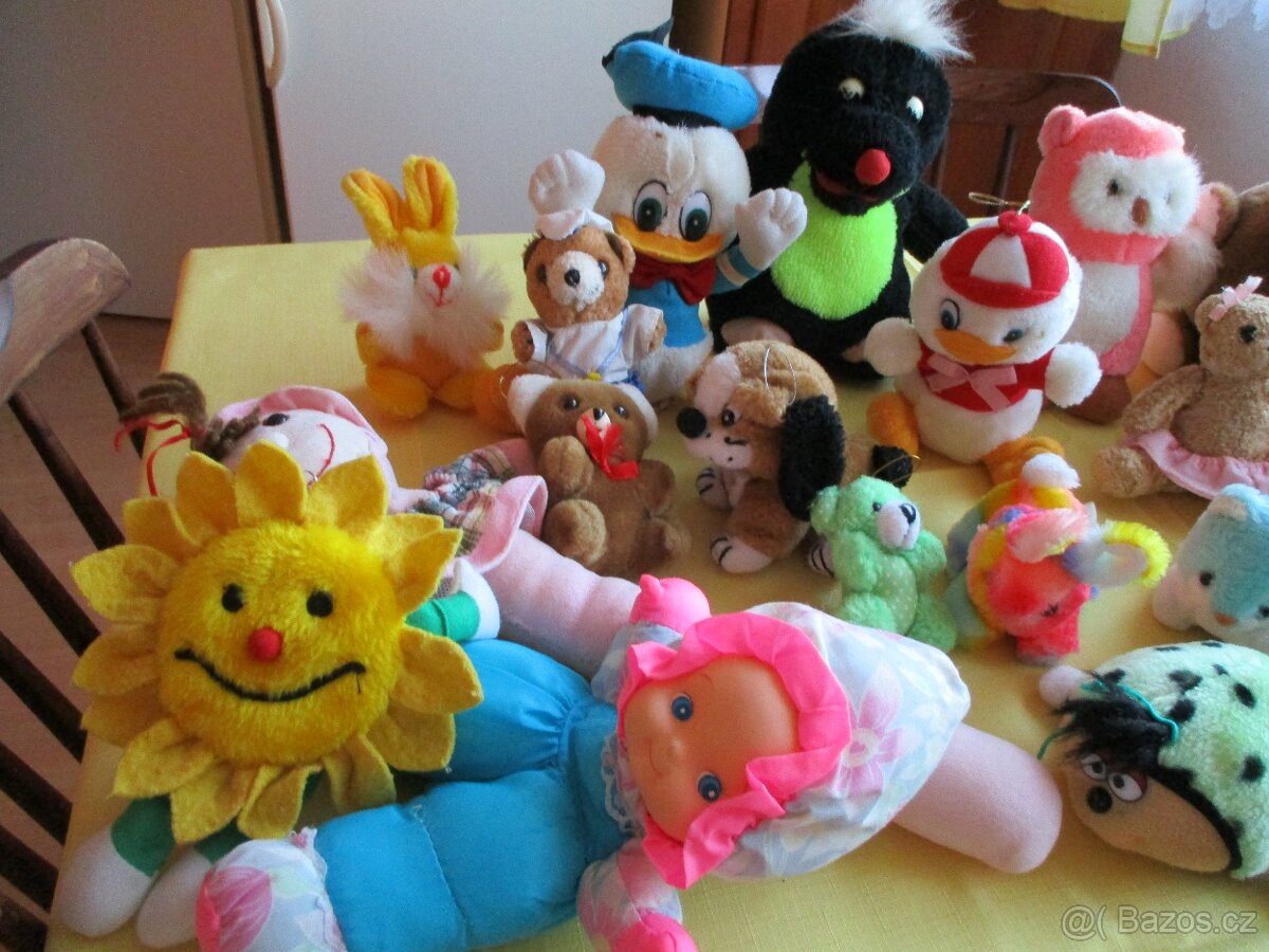 retro plyšové hračky - 2