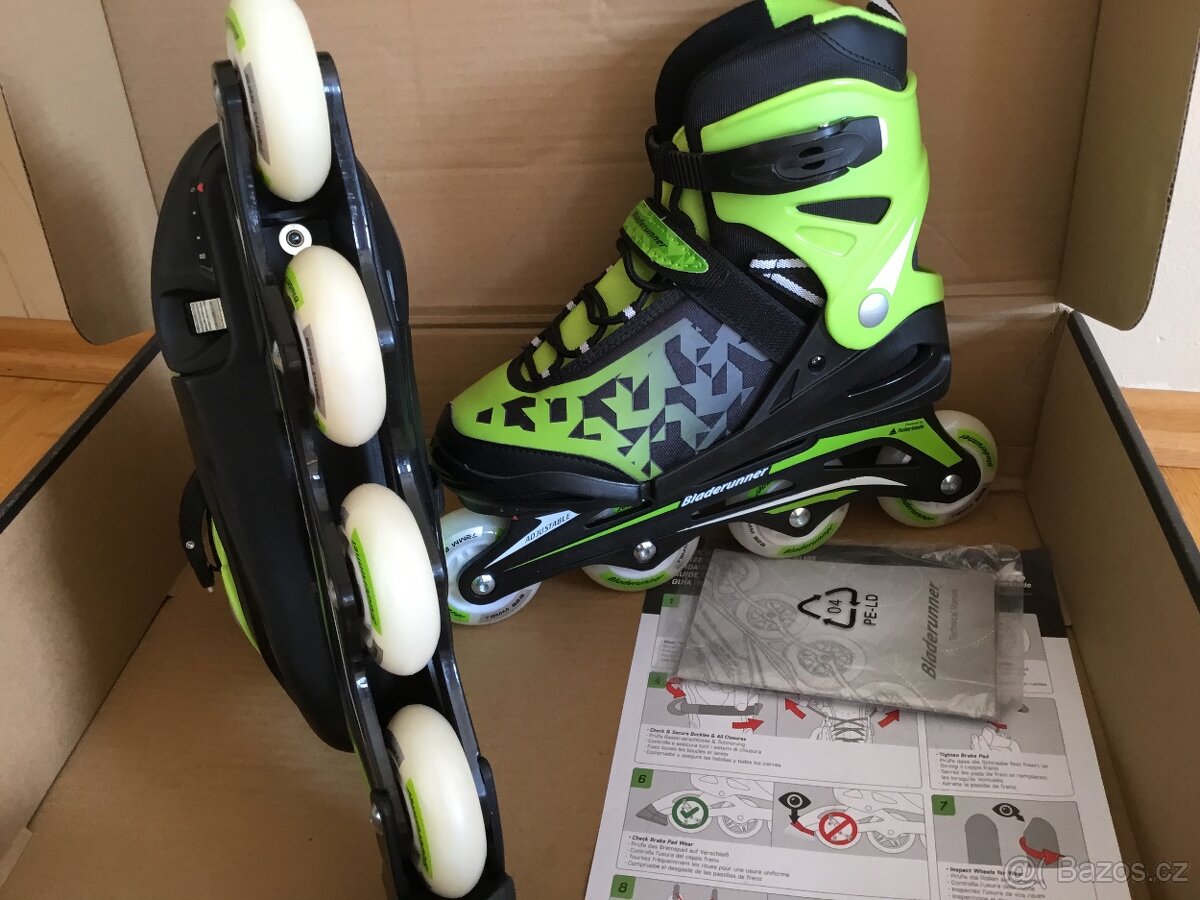 Chlapecké inline brusle Bladerunner vel. 36,5-40,5 - 2