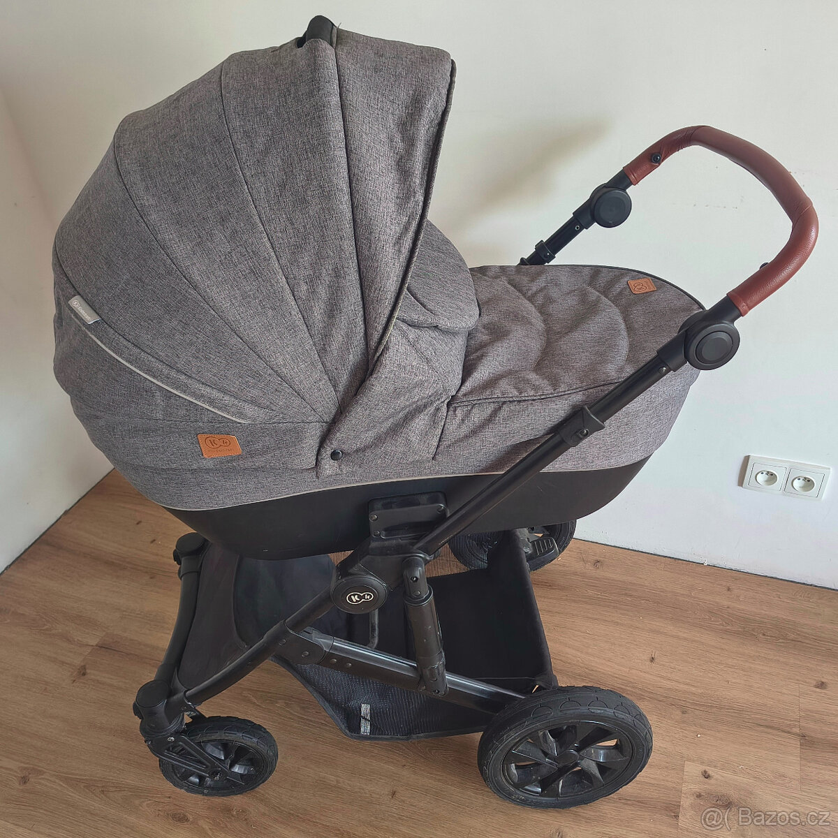 Kočárek Kinderkraft Prime 2v1 šedý - 2