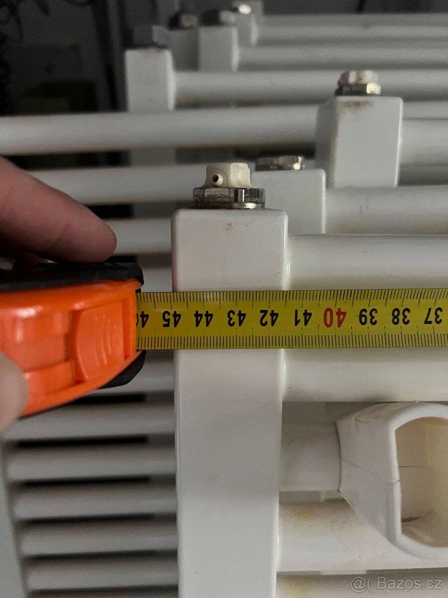 Koupelnový žebřík bílý, - 2