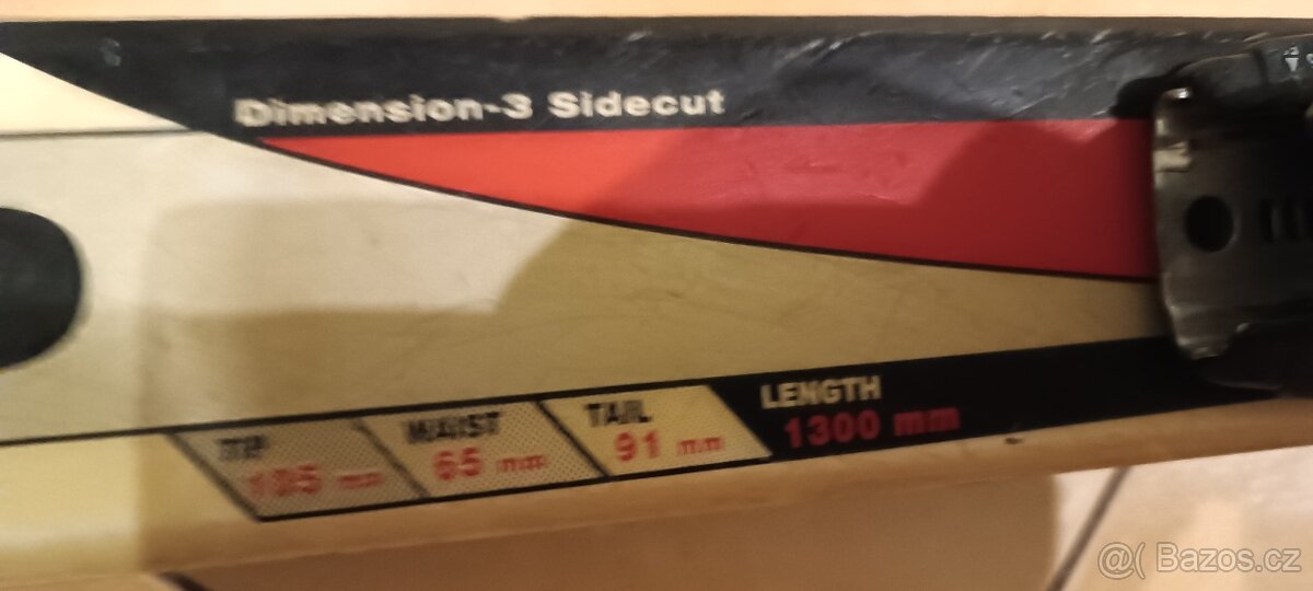 Prodám dětské lyže Volki 130cm - 2