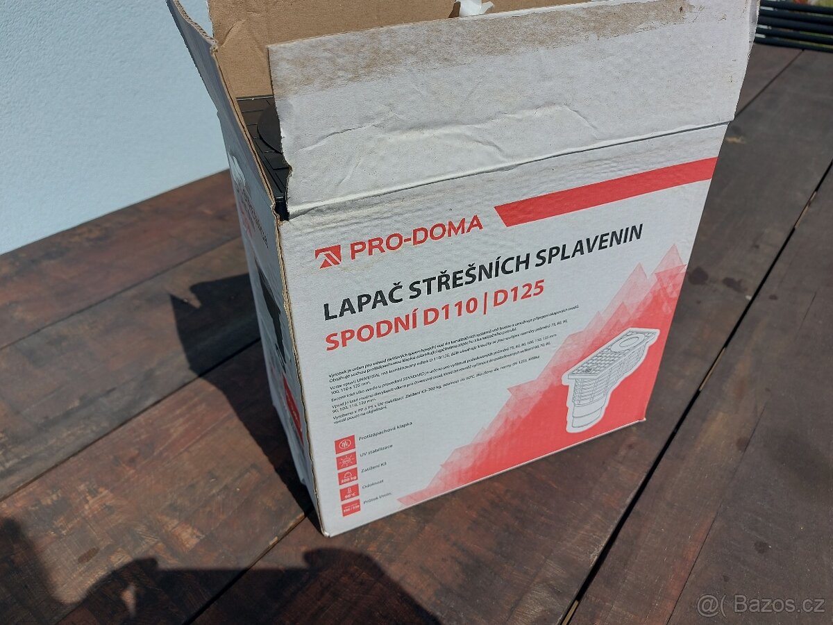 Lapač střešních splavenin D 110/125 - 2