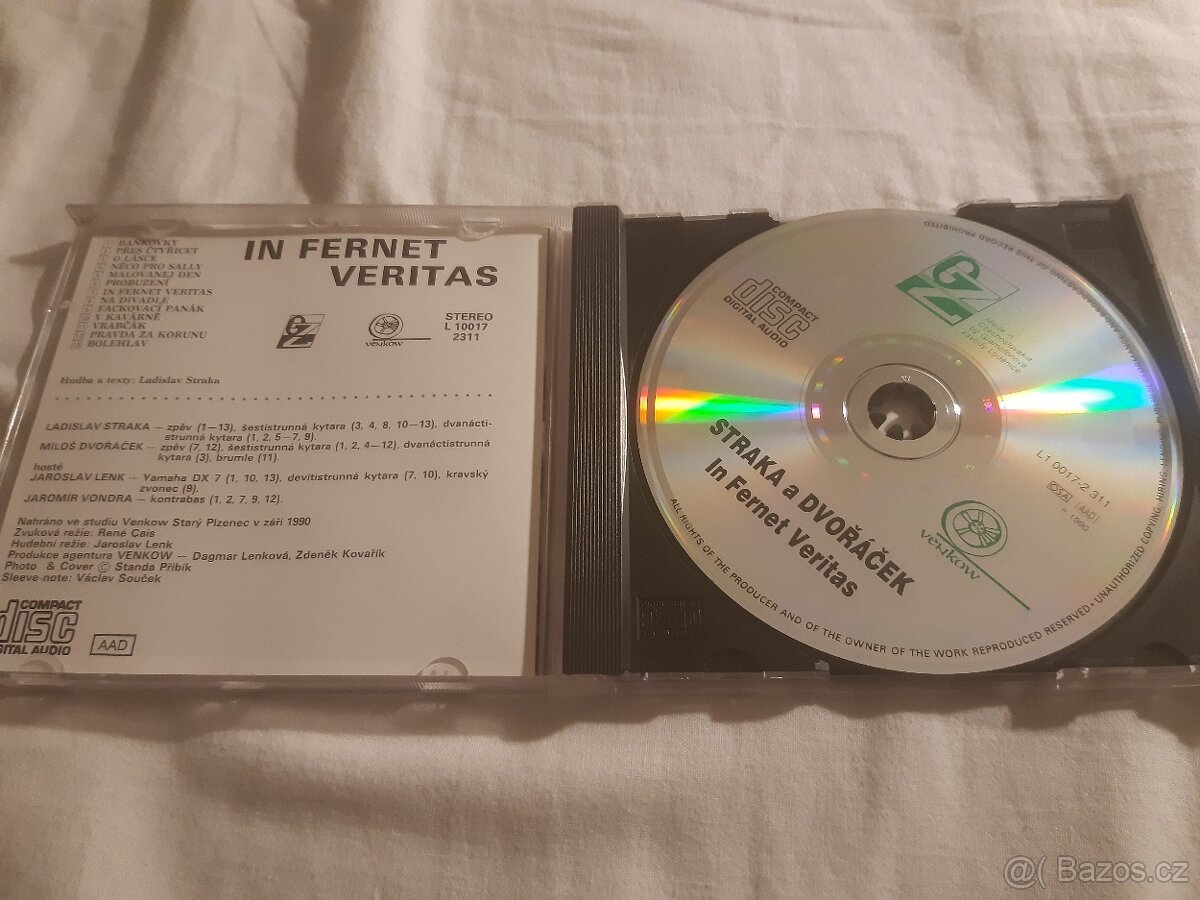 CD Ladislav Straka + Miloš Dvořáček - In Fernet Veritas - 2