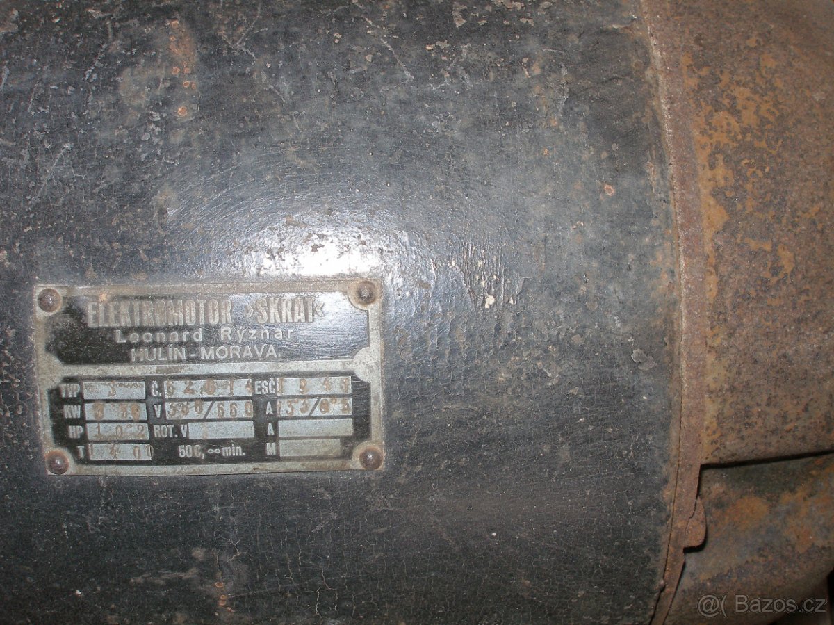 Historický elektromotor "SKRAT" - 2