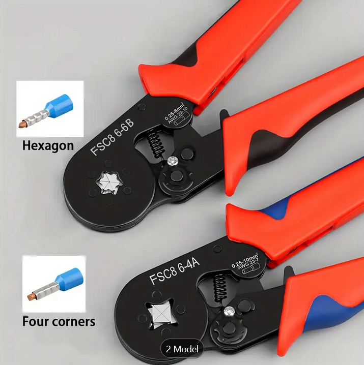 Krimpovací lisovací kleště na dutinky, HEXAGON - 2