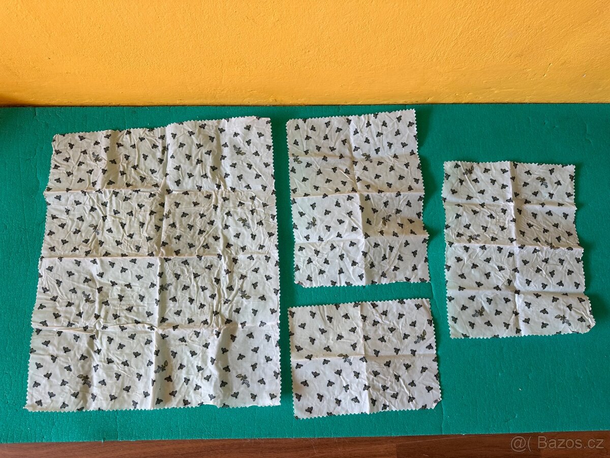 Sada voskových ubrousků (včelí vosk) - 2