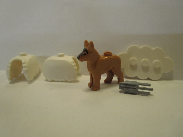 Lego figurka ovčák jehně ovce doplňky castle/city - 2