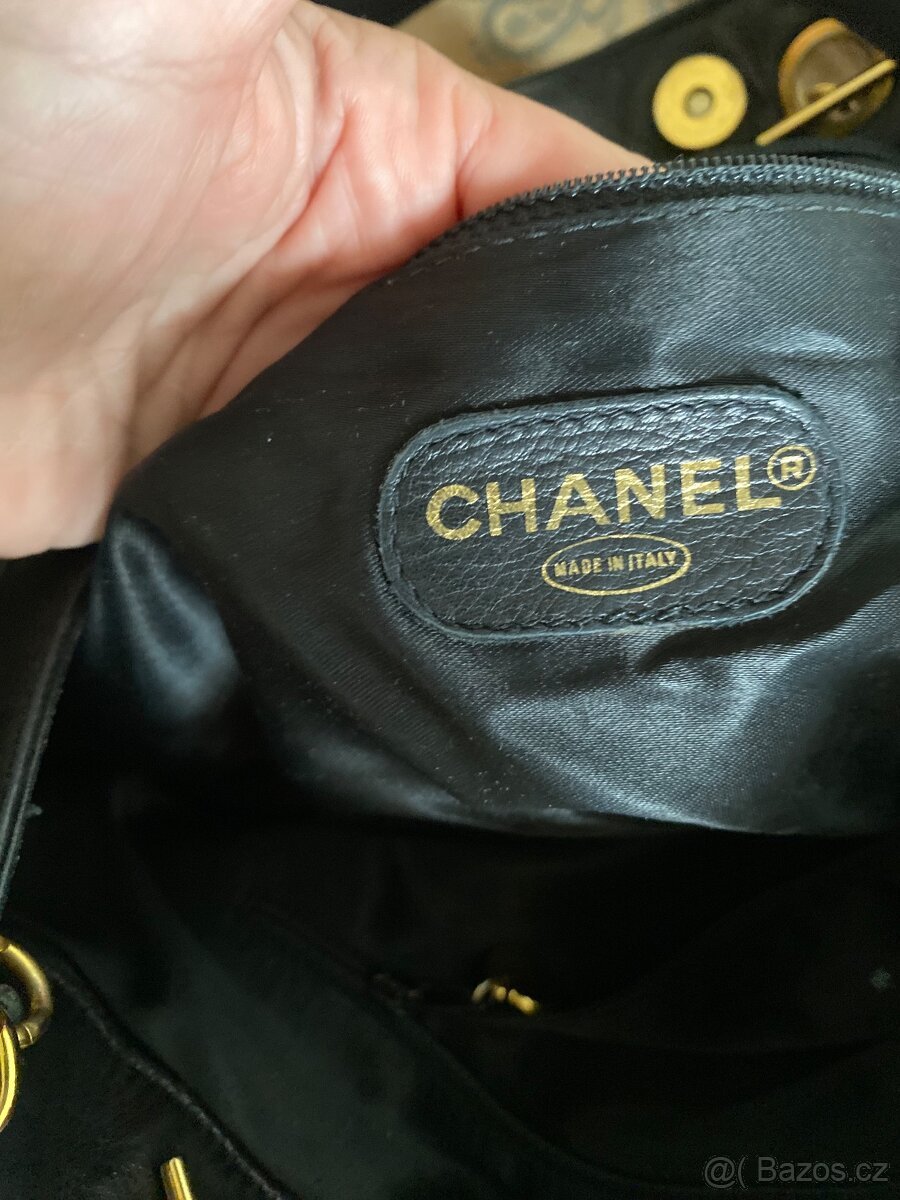 Vintage cc chain leather tote CHANEL - 2