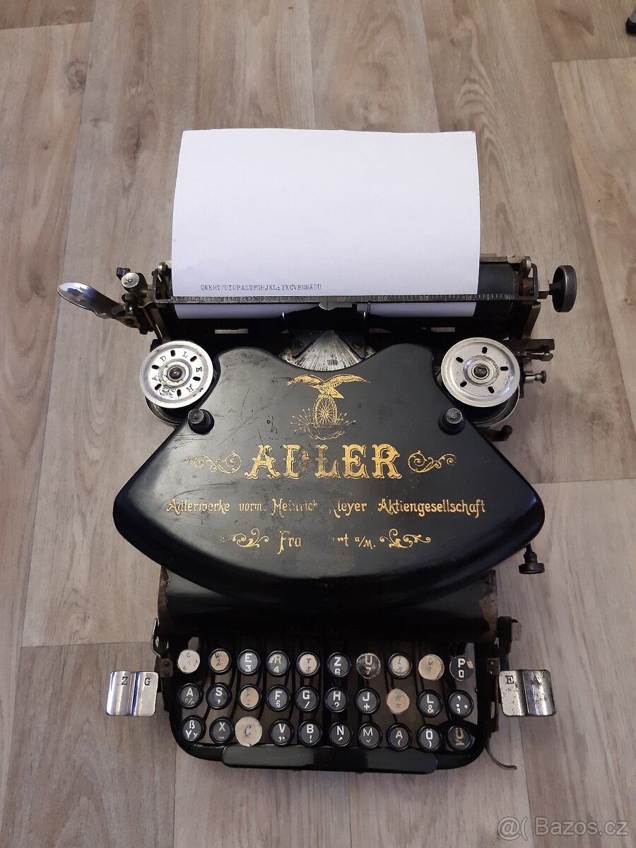 historický psací stroj Adler - No.7 - 2