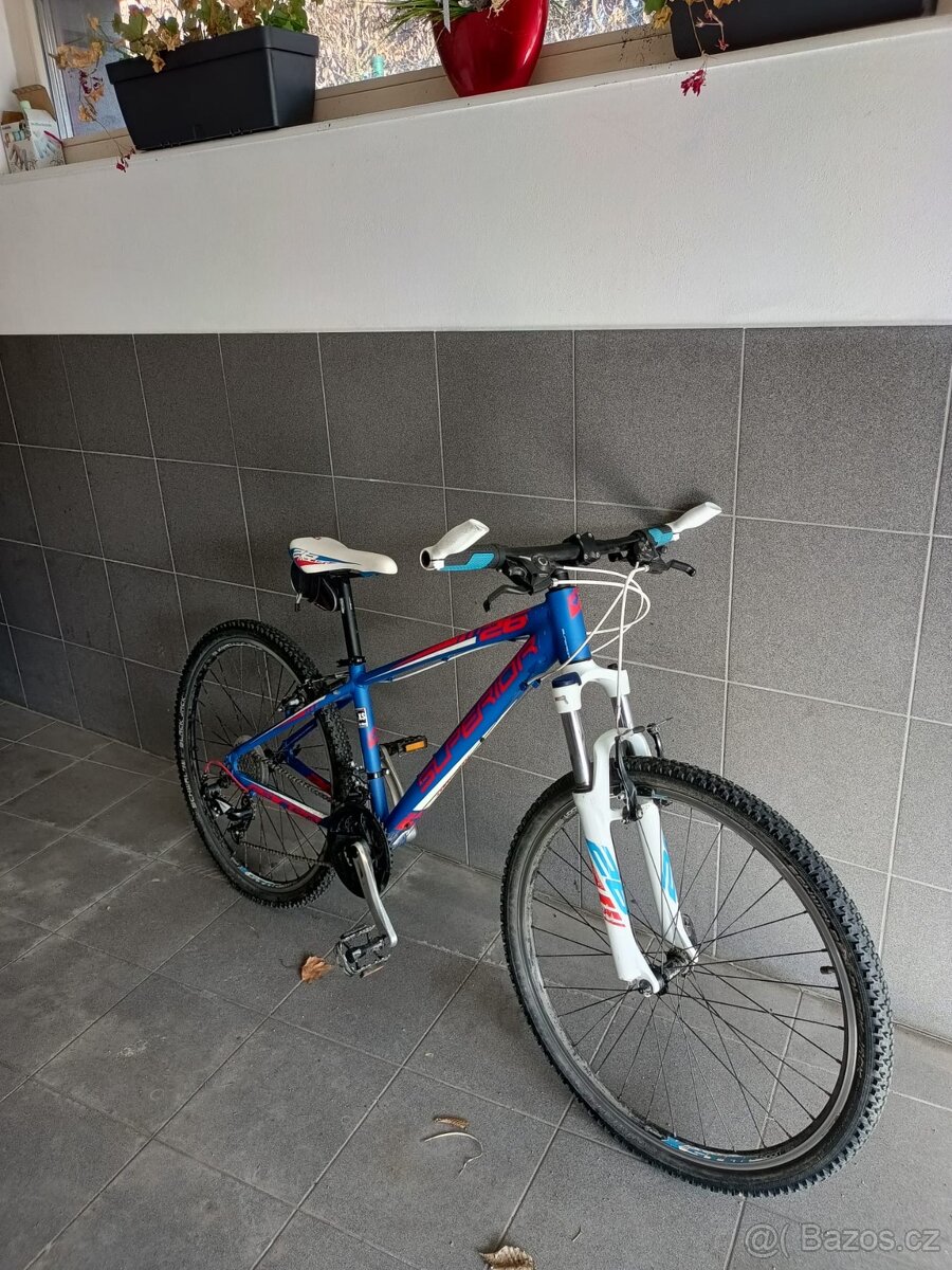 Dětské kolo Superior Racer XC26 14" modrá-červená 2016 - 2