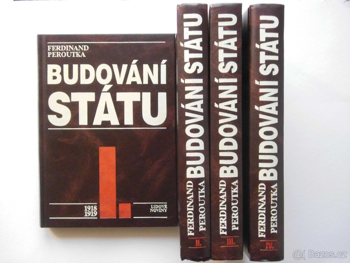 V.Černý: Paměti (3 sv.) + F.Peroutka: Budování státu (4 sv.) - 2