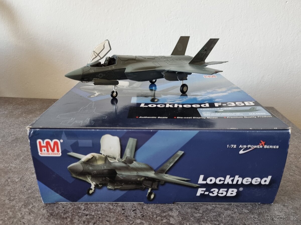 KOVOVÝ MODEL F-35 B - 2