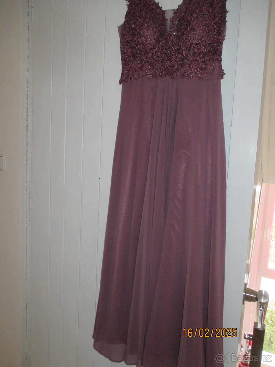 SPOLEČENSKÉ ŠATY PLESOVÉ vel m - 2
