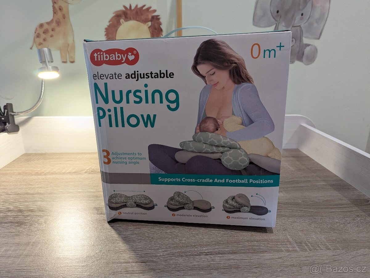 Nastavitelný kojicí polštář Tiibaby Elevate - 2